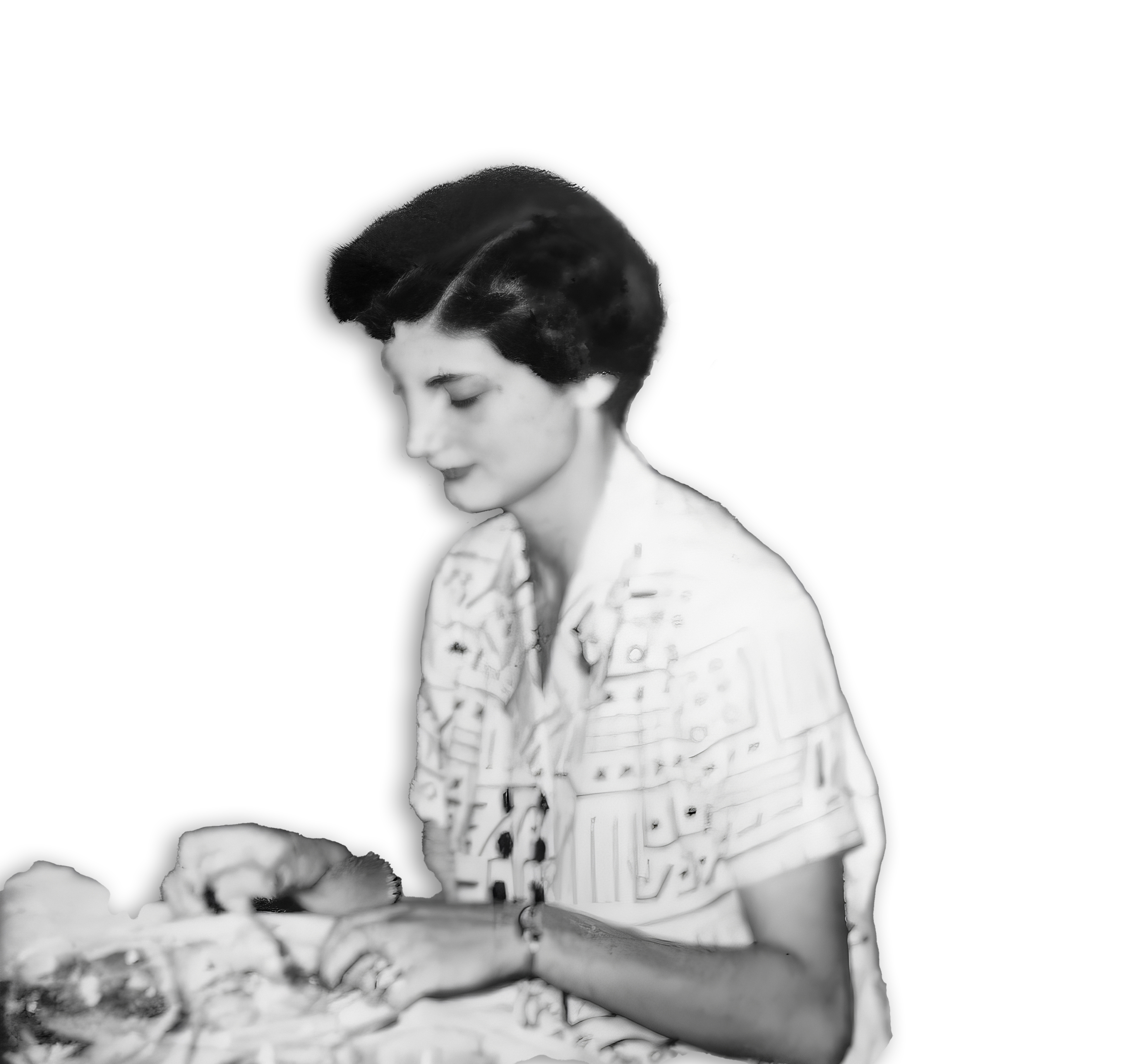 Jacq Flor side profile portrait